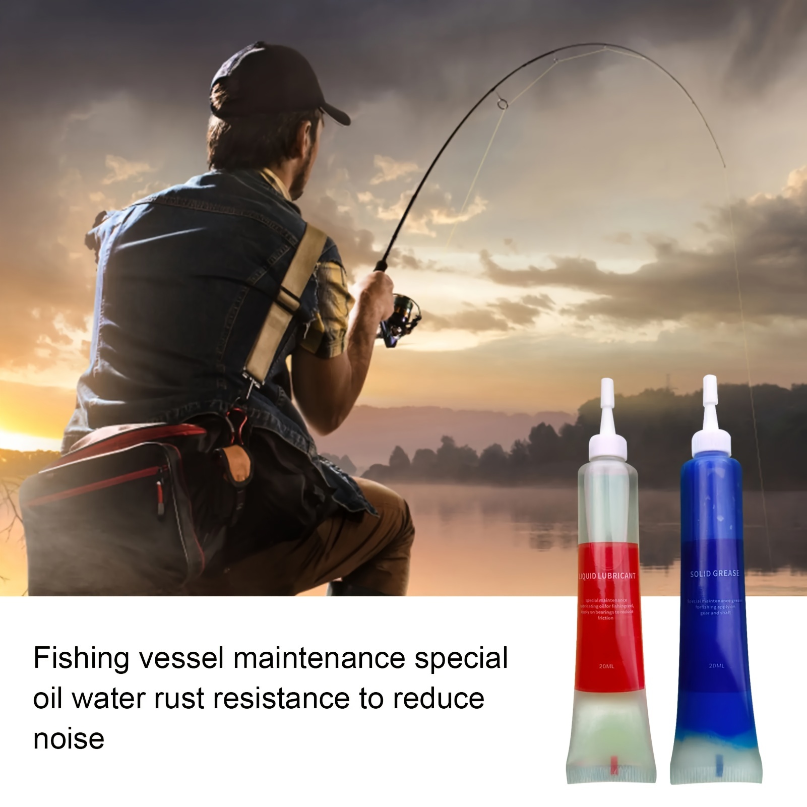 Reel Repair Kit - 4pcs Kit Perawatan Roda Pancing, Pelumas