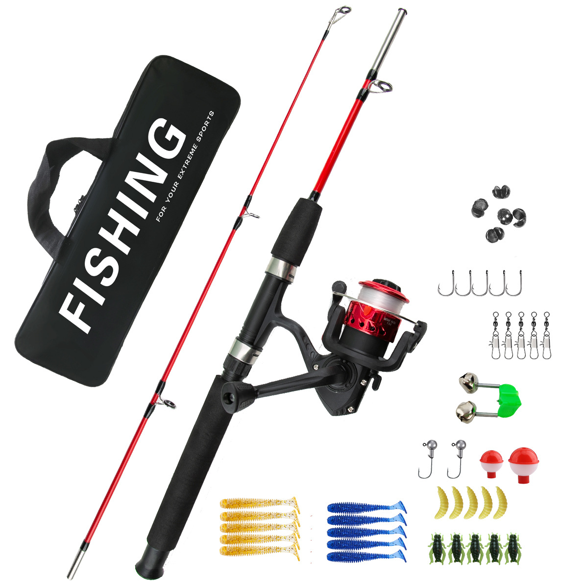 2 Set Peralatan Pancing Es unt - Ice Fishing Reel ulasan dan harga