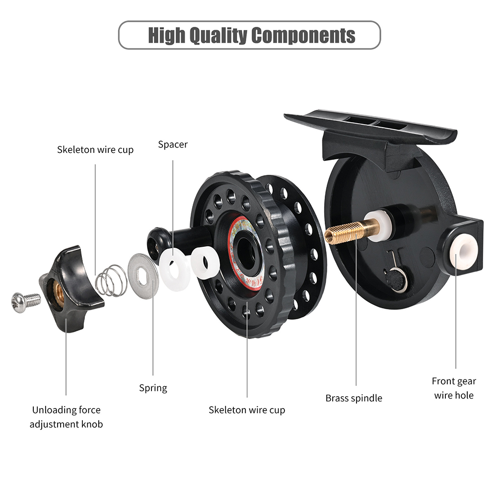 1 Set Joran Pancing dengan Ree - Ice Fishing Reel ulasan dan harga