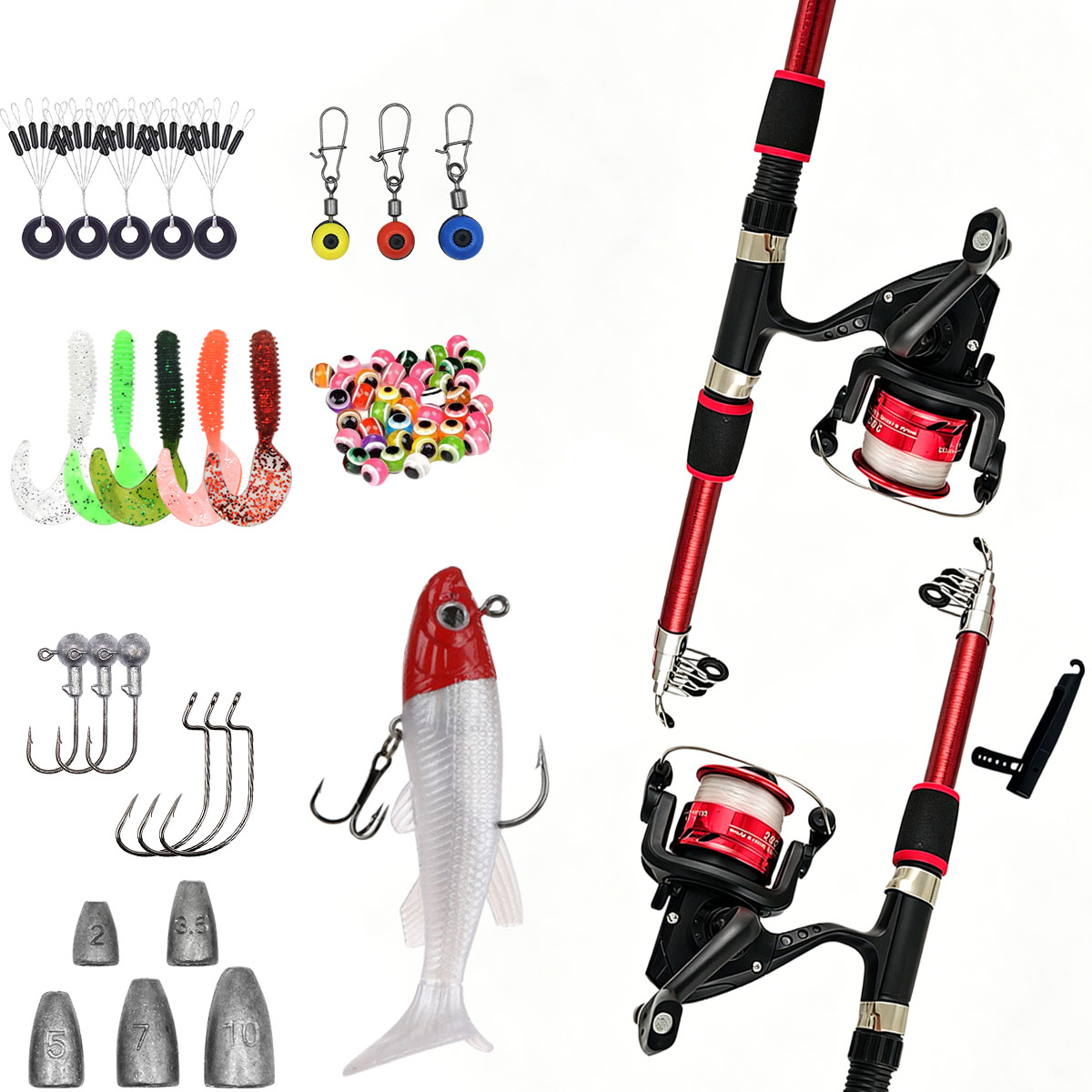 Kombo Joran dan Reel Pancing 1 - Conventional Reel ulasan dan harga