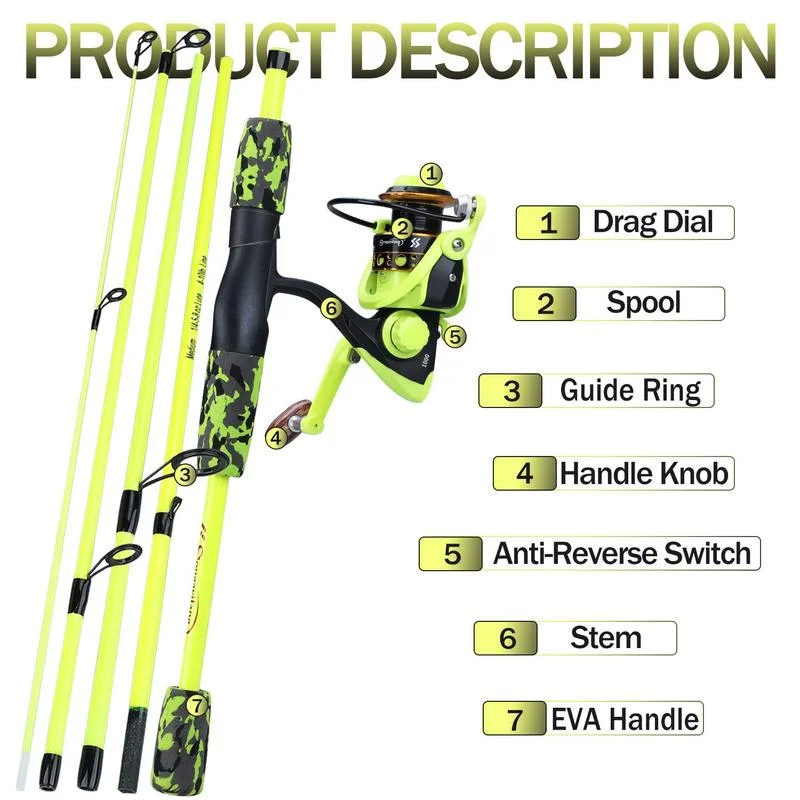 Sougayilang Portable 5 Section - Conventional Reel ulasan dan harga